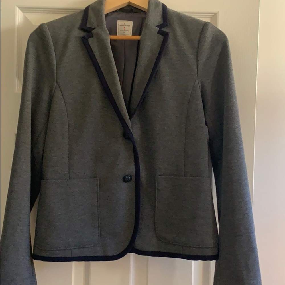 GAP Academy Blazer - dark gray with navy trim